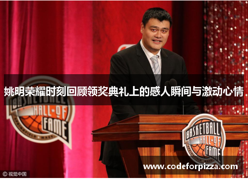 姚明荣耀时刻回顾领奖典礼上的感人瞬间与激动心情
