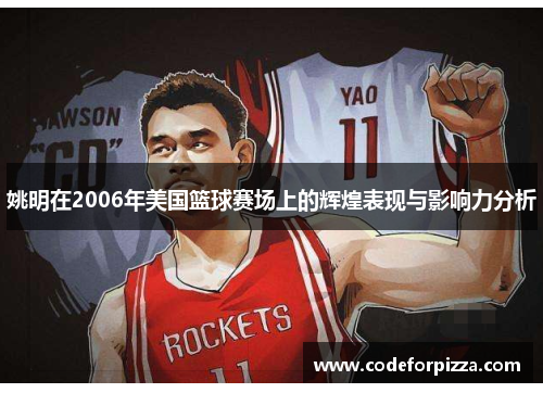 姚明在2006年美国篮球赛场上的辉煌表现与影响力分析